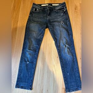 Pilcro Distressed Denim - Slim Boyfriend Jean